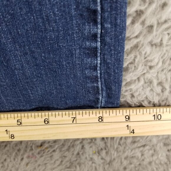 Levis Jeans Womens 10 Blue 515 Bootcut Button Stretch Denim Flap Pocket - Picture 9 of 14